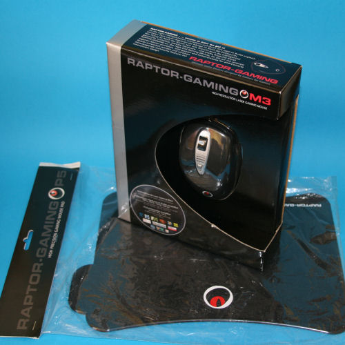 Raptor M3 Mouse & P5 Mousepad Raptor M3 Mouse & P5 Mousepad