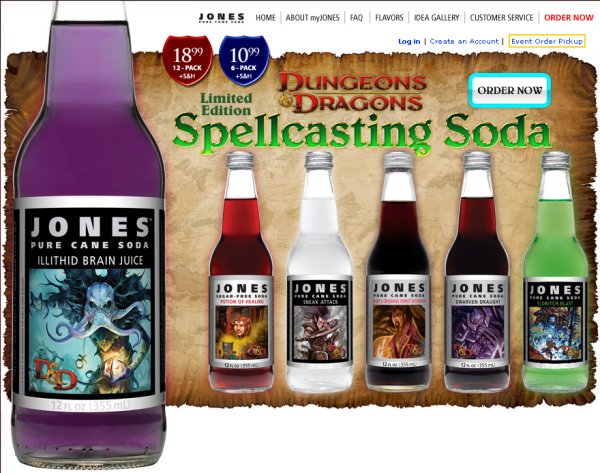 Dungeons & Dragons Spellcasting Soda